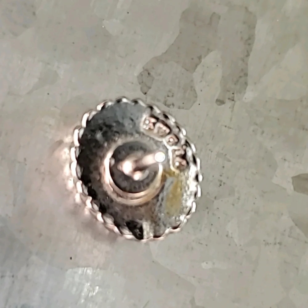 Vintage Swank Silver Tie Tack with Chain and Bar with a Smokey Glass Stone